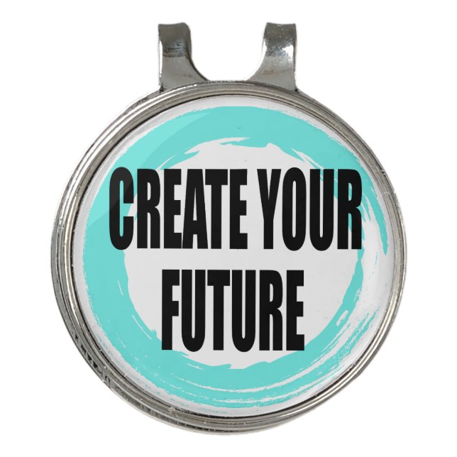 Create Your Future Motivational Money Clip (Front)