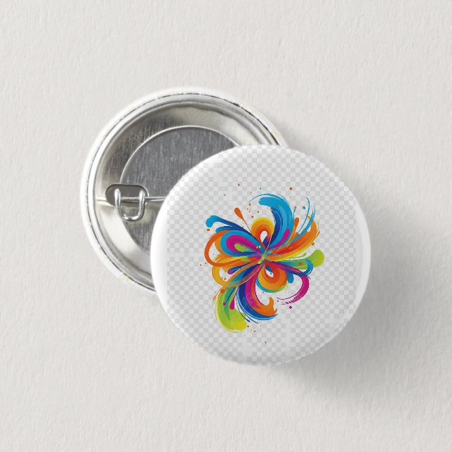 create your future-positive mindset button (Front & Back)
