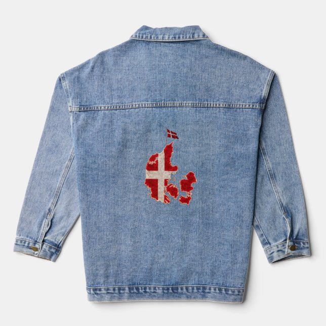 create your future-positive mindset denim jacket (Back)