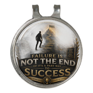 create your future-positive mindset golf hat clip