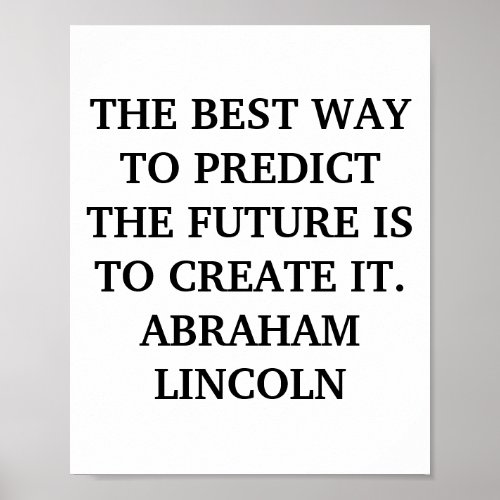 Create your future poster