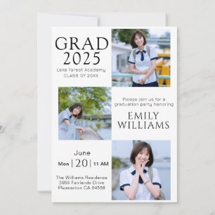 Create Your Grad 2025 Invitation– Unique & Stylish Invitation