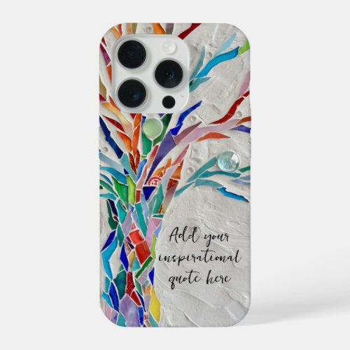Create Your Inspirational Message iPhone 15 Pro Case