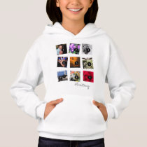 Create Your Instagram Selfies 9 images NAME! Hoodie Create Your Instagram Selfies 9 images NAME! Hoodie