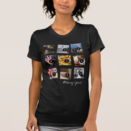 Create Your Instagram Selfies 9 images  NAME T_Shirt