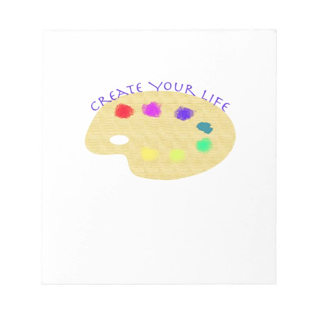 Create Your Life Notepad (Front)