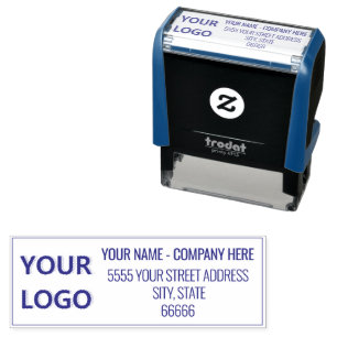 Create Your Logo or Photo Address Stamp Template