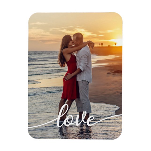 Create Your Love Romantic Photo  Magnet (Vertical)