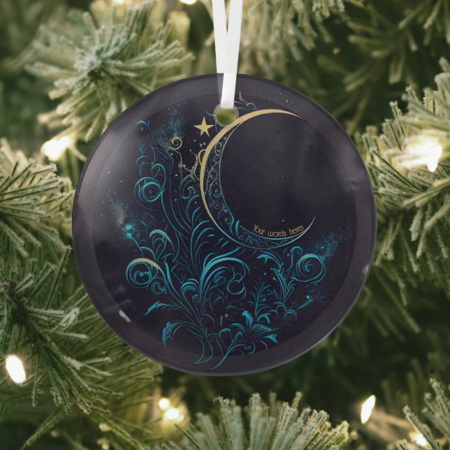 Create Your Magical Blossoming Moon Glass Ornament (Insitu)