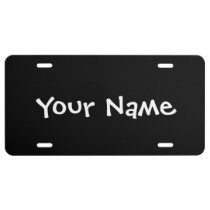 create your own vanity plate