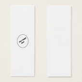 Create Your One Of A Kind Bookmark (Front & Back)