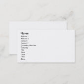 Create Your One Of A Kind Business Card (Front/Back)