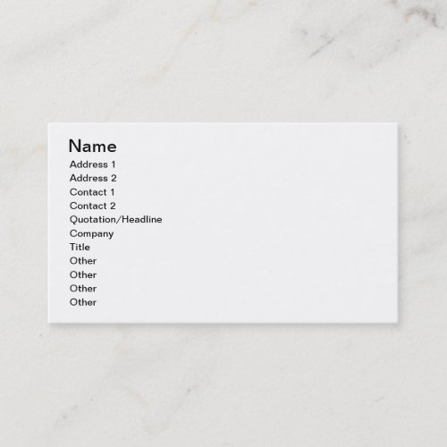 Create Your One Of A Kind Business Card