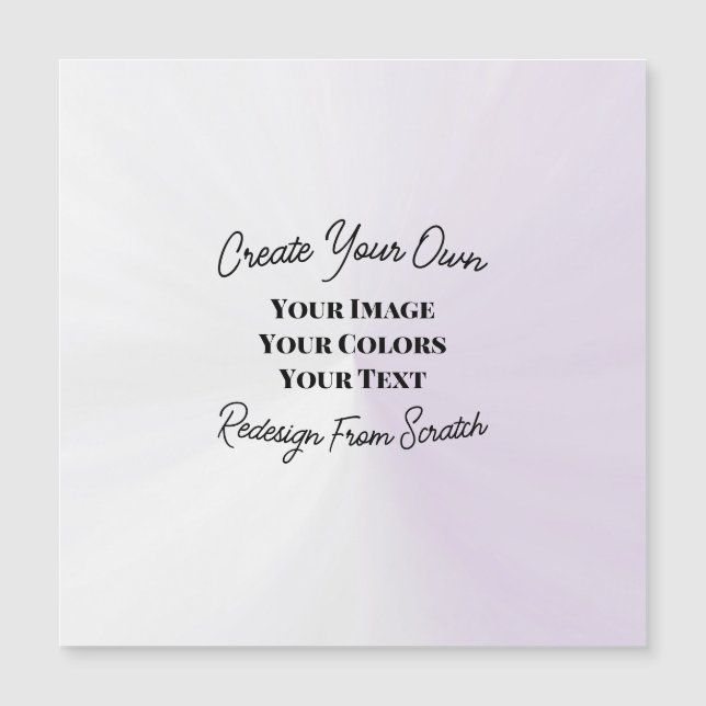 Create Your Own (Front)