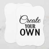 Create Your Own (Front/Back)