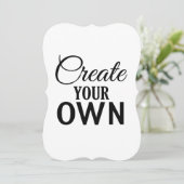 Create Your Own (Standing Front)