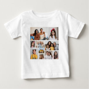 Create Your Own 10 Photo Collage Baby T-Shirt