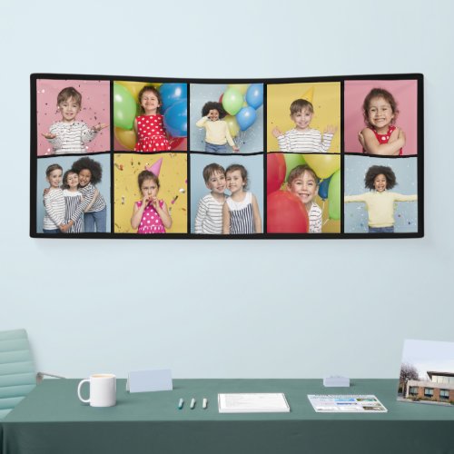 Create Your Own 10 Photo Collage Banner