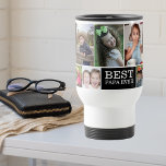 Create Your Own 10 Photo Collage Best Papa Ever Travel Mug<br><div class="desc">Photo Collage Mug - A special gift for grandpa personalized with 10 favorite pictures of happy memories with grandkids.</div>