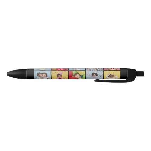 Create Your Own 10 Photo Collage Black Ink Pen