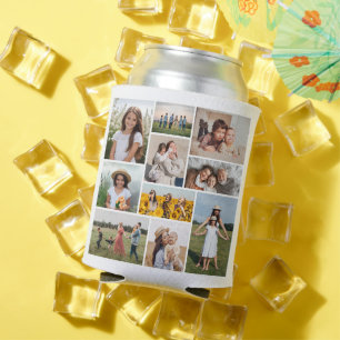 Create Your Own 10 Photo Collage Can Cooler