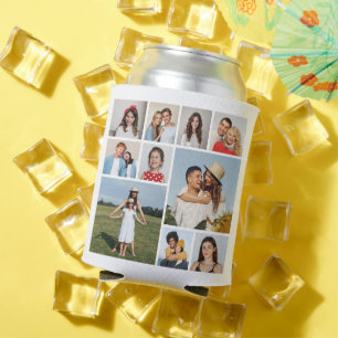 Create Your Own 10 Photo Collage Can Cooler