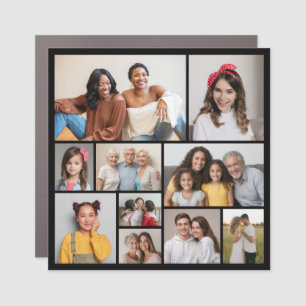 Create Your Own 10 Photo Collage Car Magnet