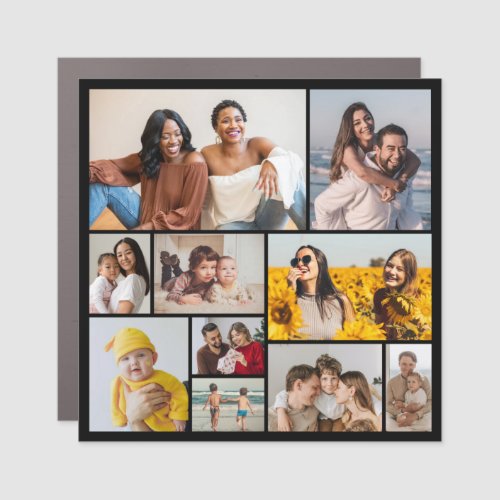 Create Your Own 10 Photo Collage Car Magnet