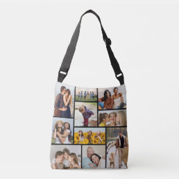 Create Your Own 10 Photo Collage Crossbody Bag