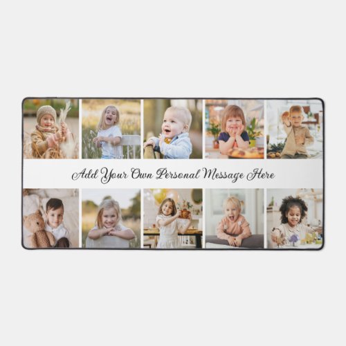 Create Your Own 10 Photo Collage Desk Mat
