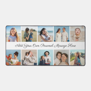 Create Your Own 10 Photo Collage Desk Mat