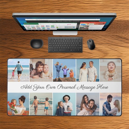 Create Your Own 10 Photo Collage Desk Mat