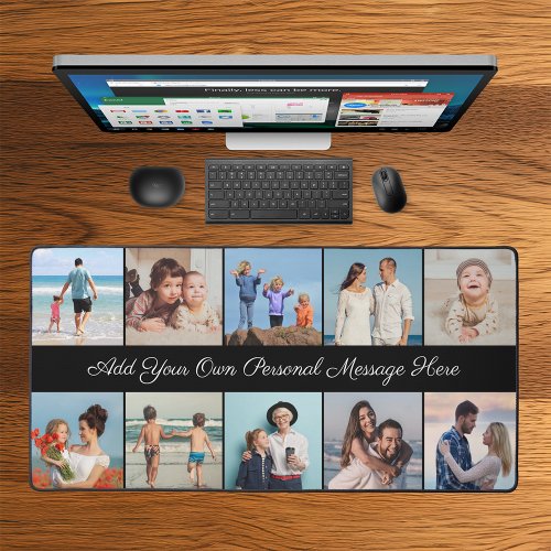 Create Your Own 10 Photo Collage Desk Mat
