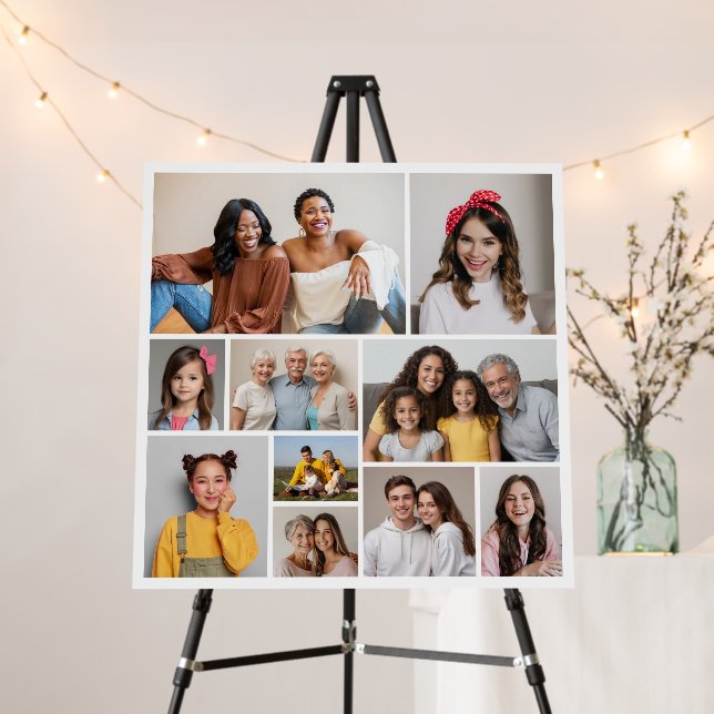 Create Your Own 10 Photo Collage Foam Board (In Situ (Stand))