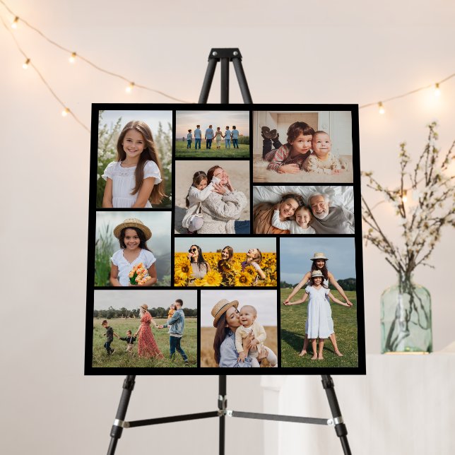 Create Your Own 10 Photo Collage Foam Board (In Situ (Stand))