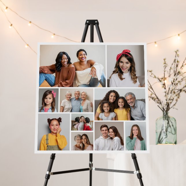 Create Your Own 10 Photo Collage Foam Board (In Situ (Stand))