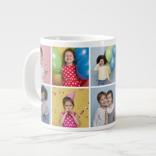 Create Your Own 10 Photo Collage Giant Coffee Mug