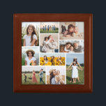 Create Your Own 10 Photo Collage Gift Box<br><div class="desc">Create your own Custom 10 Photo Collage for Christmas, Birthdays, Weddings, Anniversaries, Graduations, Father's Day, Mother's Day or any other Special Occasion, with our easy-to-use design tool. Add your favorite photos of friends, family, vacations, hobbies and pets and you'll have a stunning, one-of-a-kind photo collage, perfect for home decoration, gift...</div>