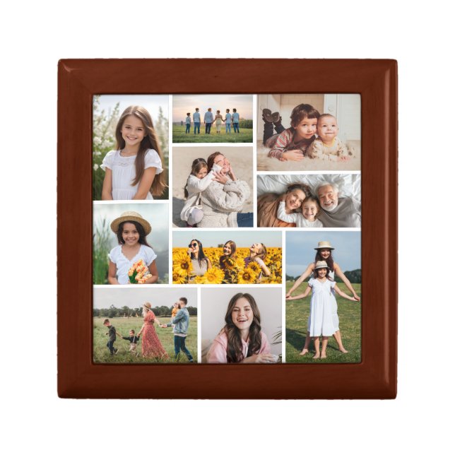 Create Your Own 10 Photo Collage Gift Box (Front)