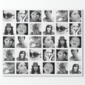 Create-Your-Own 10-Photo Collage Gift Wrap (Flat)
