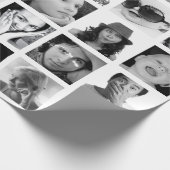 Create-Your-Own 10-Photo Collage Gift Wrap (Corner)