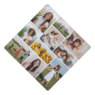 Create Your Own 10 Photo Collage Graduation Cap Topper