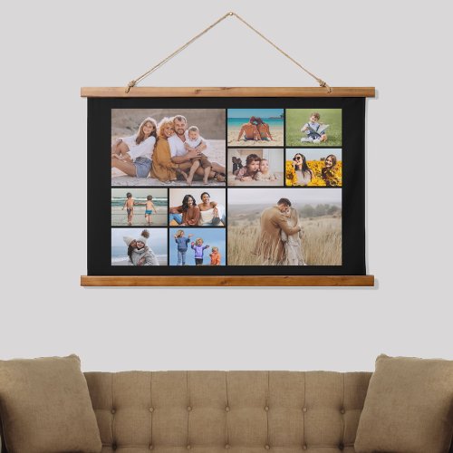 Create Your Own 10 Photo Collage Hanging Tapestry