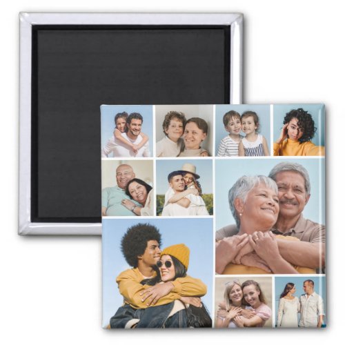 Create Your Own 10 Photo Collage Magnet
