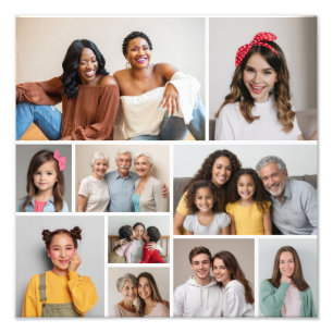 Create Your Own 10 Photo Collage Photo Enlargement