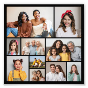 Create Your Own 10 Photo Collage Photo Enlargement