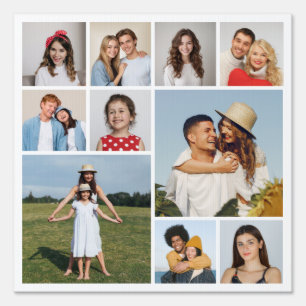 Create Your Own 10 Photo Collage Sign