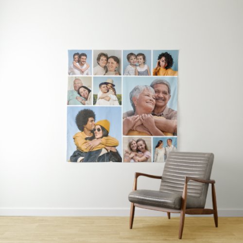 Create Your Own 10 Photo Collage Tapestry