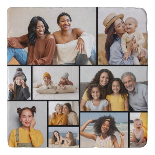 Create Your Own 10 Photo Collage Trivet