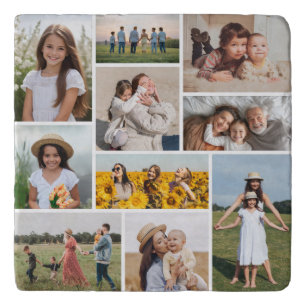 Create Your Own 10 Photo Collage Trivet